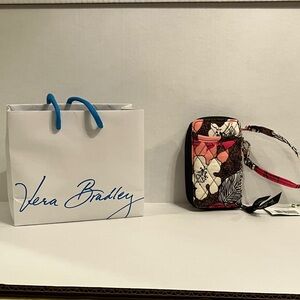 Vera Bradley Floral Pattern Wristlet